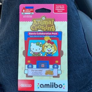 Nintendo animal crossing amiibo sanrio cards